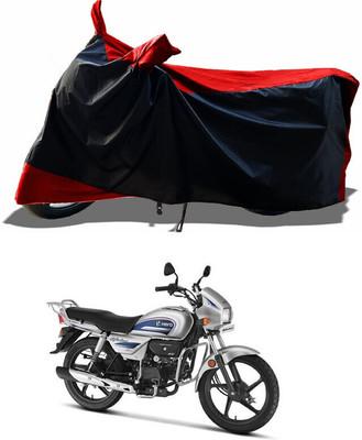 DeepShakshi AUTOMOTIVE Waterproof Two Wheeler Cover for Hero(Splendor Plus, Red)