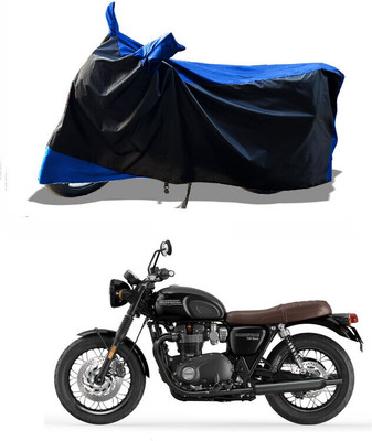 DeepShakshi AUTOMOTIVE Waterproof Two Wheeler Cover for Triumph(Bonneville T120 Black, Blue)