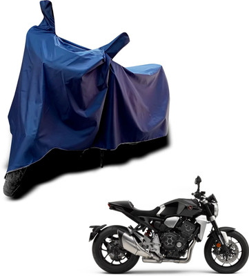 KEDIT Two Wheeler Cover for Honda(CB350RS, Blue)