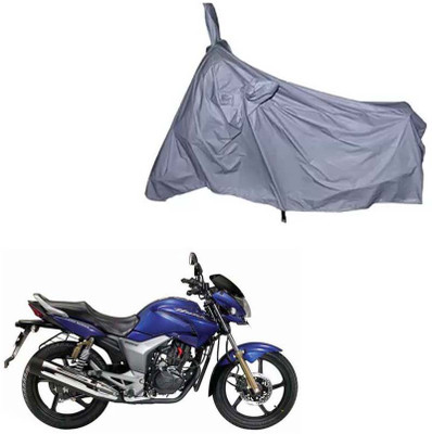 FKOK Waterproof Two Wheeler Cover for Hero(CBZ TYPE 1, Silver)