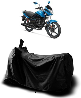 KEDIT Two Wheeler Cover for Hero(Splendor I Smart, Black)
