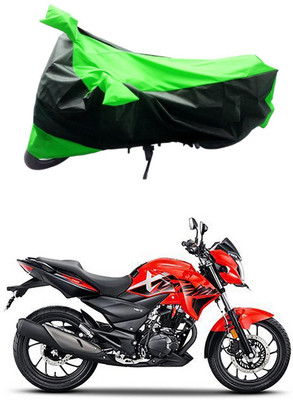 MMSSTAR Waterproof Two Wheeler Cover for Hero(Xtreme 200R, Green, Black)