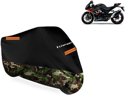 Horseyaart Waterproof Two Wheeler Cover for Suzuki(GSX, Multicolor)
