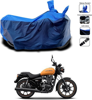 ANTHUB Waterproof Two Wheeler Cover for Royal Enfield(Blue)