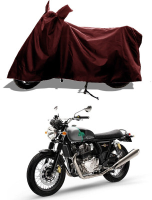 GROFATIK Two Wheeler Cover for Royal Enfield(Interceptor 650, Maroon)