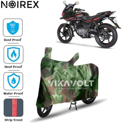 NOIREX Waterproof Two Wheeler Cover for Bajaj(Pulsar 220F, Green)