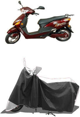 SUGASHRI Waterproof Two Wheeler Cover for Hero(Electric Zippy, White, Black)