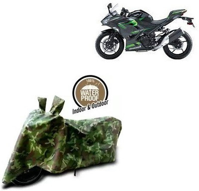 THE REAL ARV Waterproof Two Wheeler Cover for Kawasaki(Ninja 400 BS6, Multicolor)