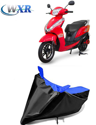 WXR Waterproof Two Wheeler Cover for Ampere(Magnus, Black, Blue)