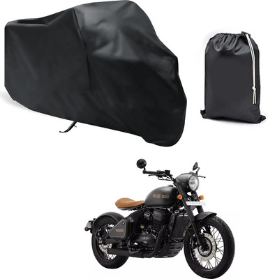 CODOKI Waterproof Two Wheeler Cover for JAWA(Perak, Black)