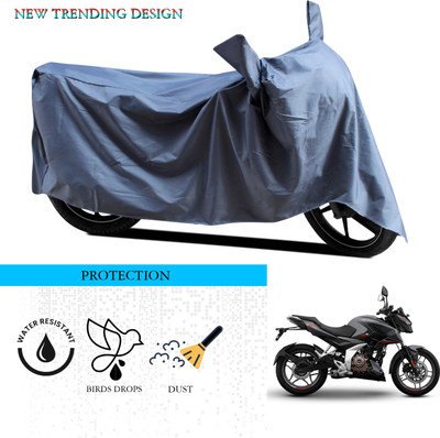 ANTHUB Waterproof Two Wheeler Cover for Bajaj(Pulsar 180NS, Grey)