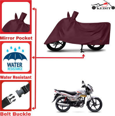 KEDIT Two Wheeler Cover for Mahindra(Centuro Rockstar, Maroon)