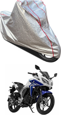 AutoGalaxy Waterproof Two Wheeler Cover for Yamaha(Fazer-250 BS6, Silver)