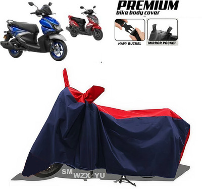 smwzxyu Waterproof Two Wheeler Cover for Yamaha(RayZR 125 Fi, Red, Blue)