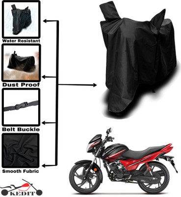 AASHTIK MART Two Wheeler Cover for Honda(CB Shine, Black)