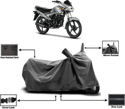Amexride Two Wheeler Cover for Suzuki(Hayate EP, Grey)