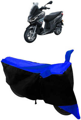 ABORDABLE Two Wheeler Cover for Aprilia(SXL 125 BS6, Black, Blue)
