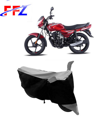 FFZ Waterproof Two Wheeler Cover for Bajaj(CT100, Black, Grey)