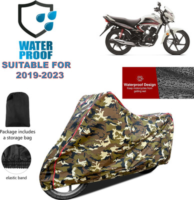 PAGORA Waterproof Two Wheeler Cover for Honda(Dream Yuga, Yellow)