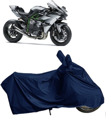 DIGGU Two Wheeler Cover for Kawasaki(Ninja, Blue)