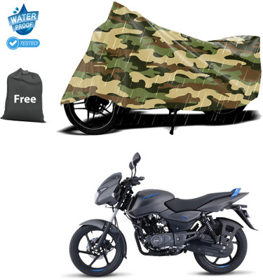 CODOKI Waterproof Two Wheeler Cover for Bajaj(Pulsar 125 Neon BS6, Yellow)