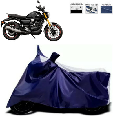 ma collections Waterproof Two Wheeler Cover for TVS(Road King, Blue)