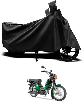 CODOKI Waterproof Two Wheeler Cover for TVS(Heavy Duty Super XL, Black)