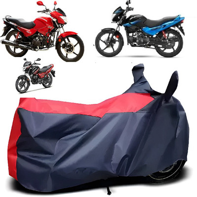 smwzxyu Waterproof Two Wheeler Cover for Hero(Glamour, Red)