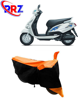 RRZ Waterproof Two Wheeler Cover for Suzuki(Swish 125, Black, Orange)