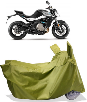 Amexride Two Wheeler Cover for CFMoto(650 NK BS6, Maroon)