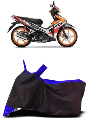 VESMEI Two Wheeler Cover for Honda(Blade 125, Blue)
