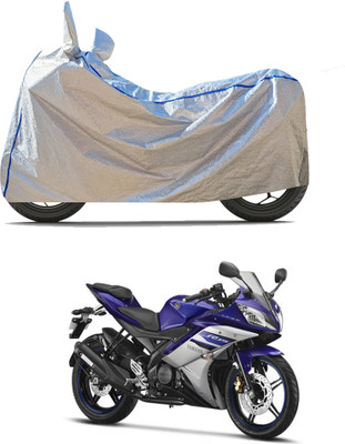 CODOKI Waterproof Two Wheeler Cover for Yamaha(YZF-R15 V2, Silver)