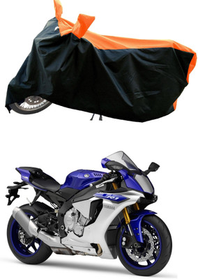 DeepShakshi AUTOMOTIVE Waterproof Two Wheeler Cover for Yamaha(YZF-R1, Orange)