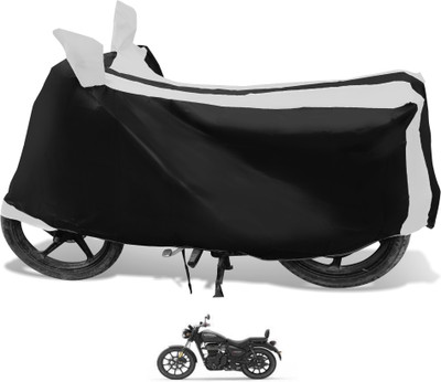 Euro Care Waterproof Two Wheeler Cover for Royal Enfield(Meteor 350, White)
