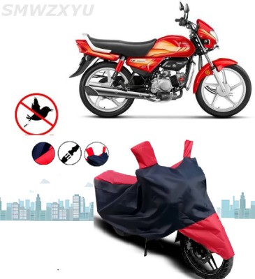 smwzxyu Two Wheeler Cover for Hero(HF Dawn, Red)
