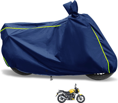 Euro Care Waterproof Two Wheeler Cover for TVS(Raider, Blue)