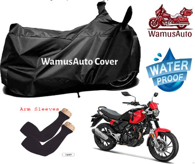 Wamus Auto Waterproof Two Wheeler Cover for Hero(MotoCorp XPulse 200T, Black)