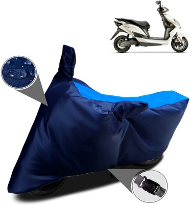 Mdstar Waterproof Two Wheeler Cover for TVS(Jupiter, Blue)