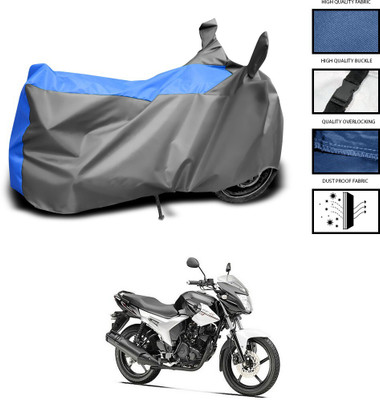 DeepShakshi AUTOMOTIVE Two Wheeler Cover for Yamaha(SZ R, Grey, Blue)