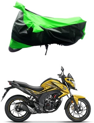 Ascension Two Wheeler Cover for Honda(CB Hornet 160R, Green, Black)