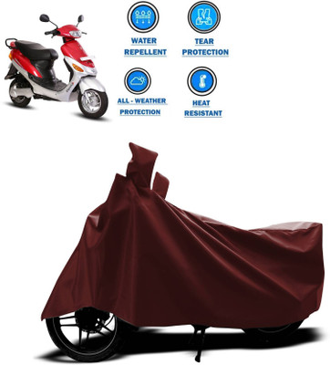 KEDIT Two Wheeler Cover for Hero(Electric E-Sprint, Maroon)