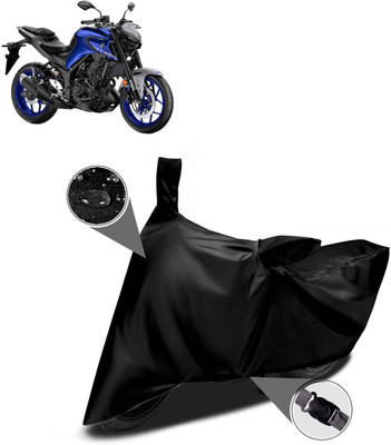 PAGORA Waterproof Two Wheeler Cover for Yamaha(MT 03, Black)