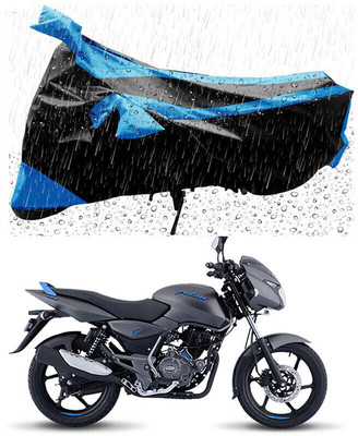 MWBB Waterproof Two Wheeler Cover for Bajaj(Pulsar 125, Blue, Black)