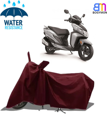 Mdstar Waterproof Two Wheeler Cover for Honda(Dio, Maroon)
