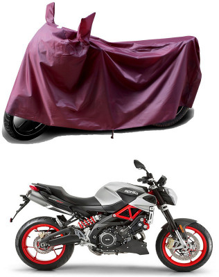 THE REAL ARV Waterproof Two Wheeler Cover for Aprilia(Shiver 900 BS6, Maroon)