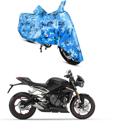 EGAL Waterproof Two Wheeler Cover for Triumph(Street Triple RS, Multicolor)