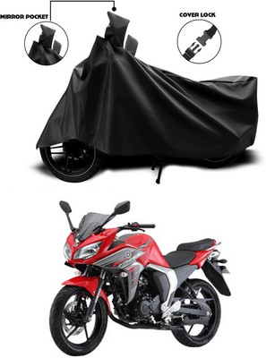 DeepShakshi AUTOMOTIVE Two Wheeler Cover for Yamaha(Fazer, Black)