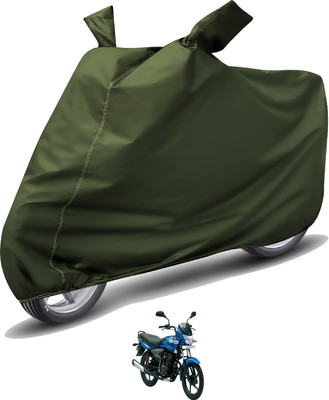 MOCKHE Waterproof Two Wheeler Cover for Bajaj(Platina 125, Green)