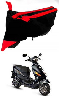 AutoGalaxy Waterproof Two Wheeler Cover for Hero(Electric Cruz, Red, Black)