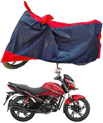 Mdstar Waterproof Two Wheeler Cover for Hero(Glamour i3s, Red, Blue)